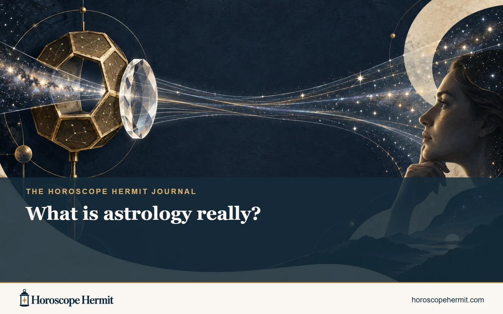 What is astrology really? — Horoscope Hermit journal artwork