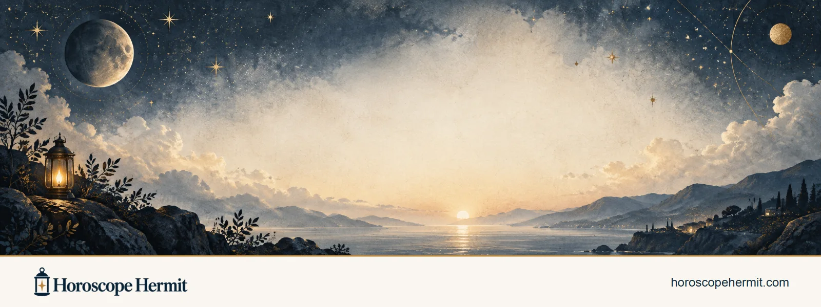 Horoscope Hermit journal banner